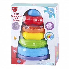 Развивающая игрушка - Пирамида (Playgo, Play 1676)